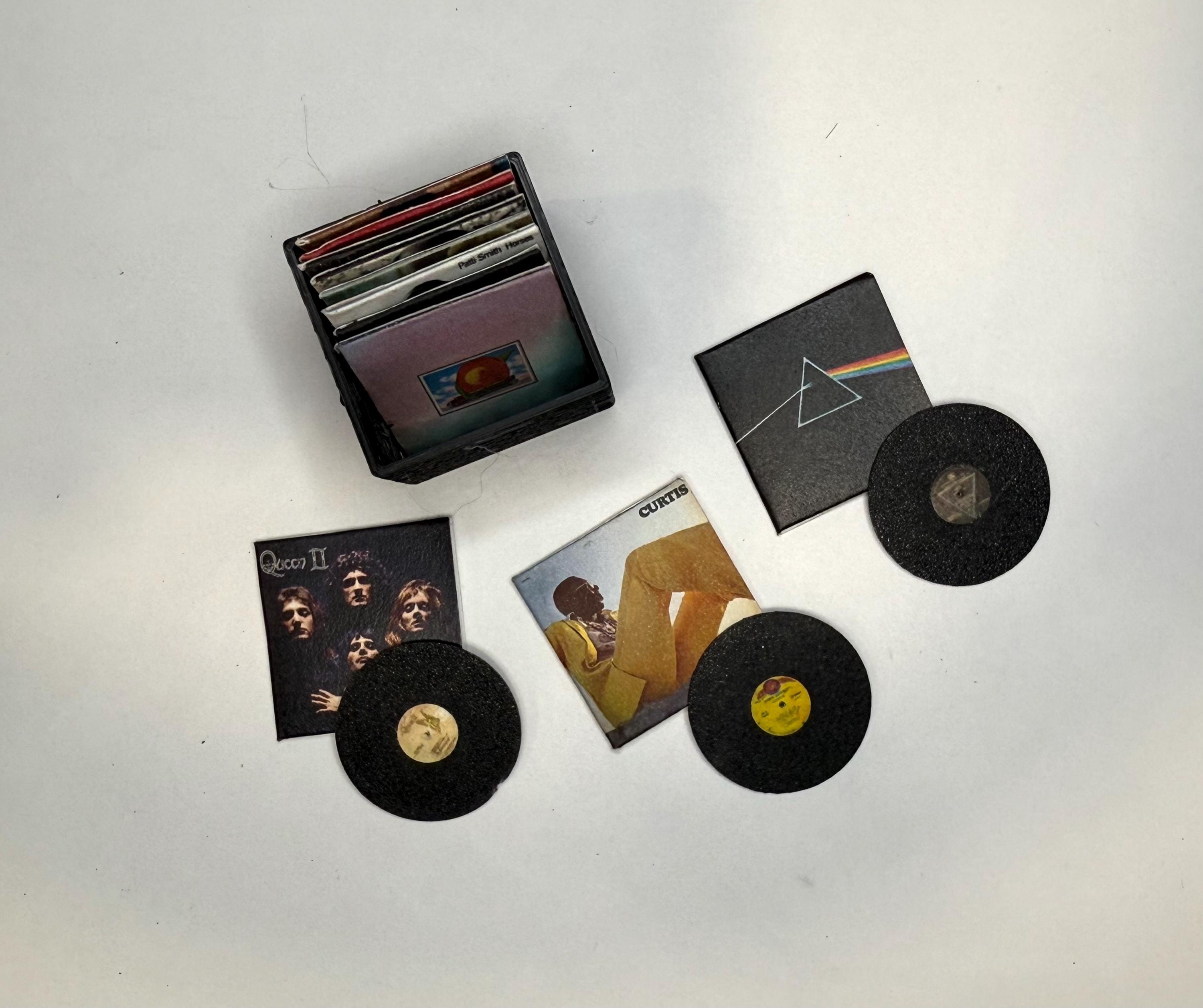 1:12 Miniature 70's Classic Rock Vinyls