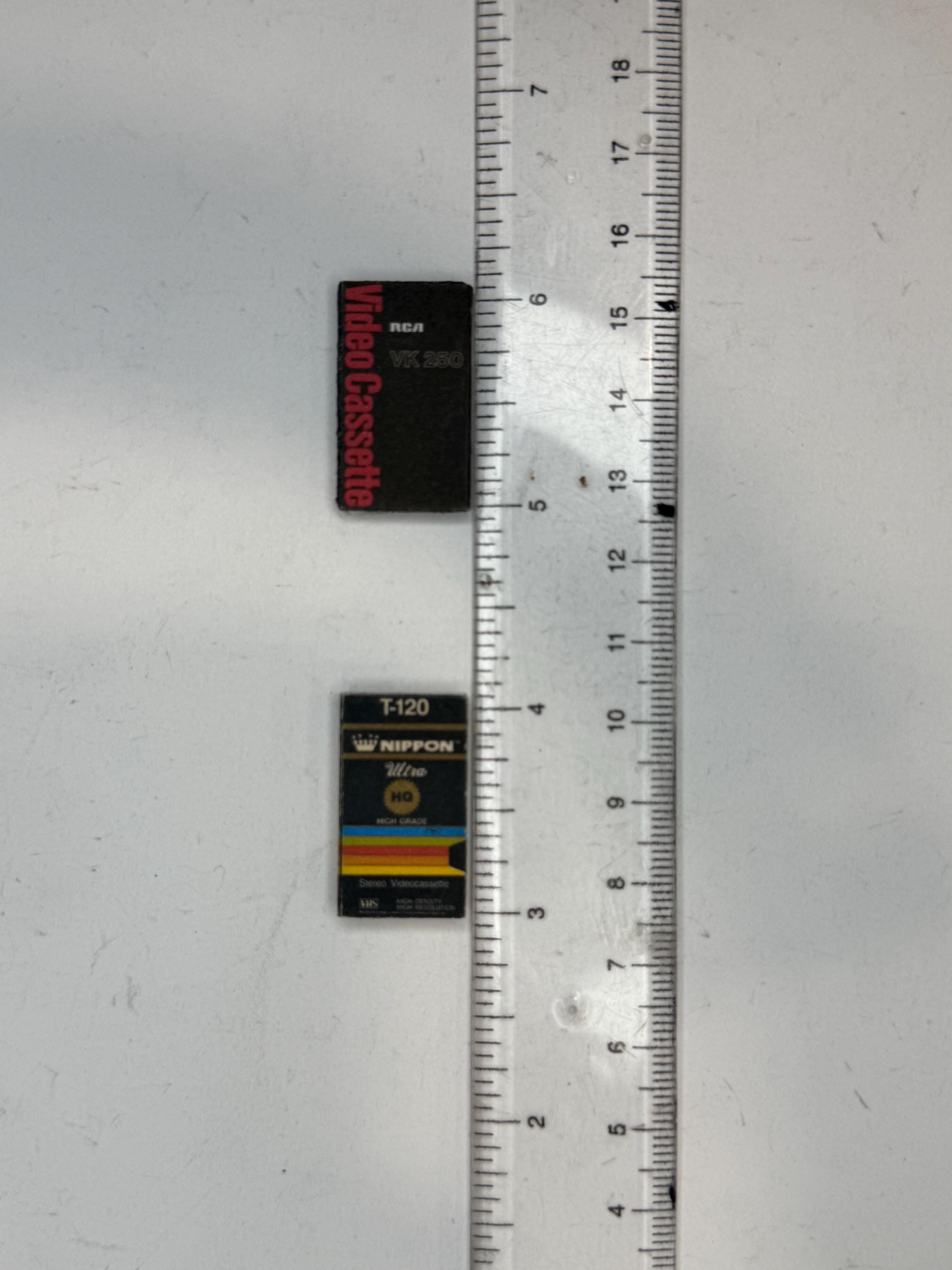 Miniature “Blank” VHS
