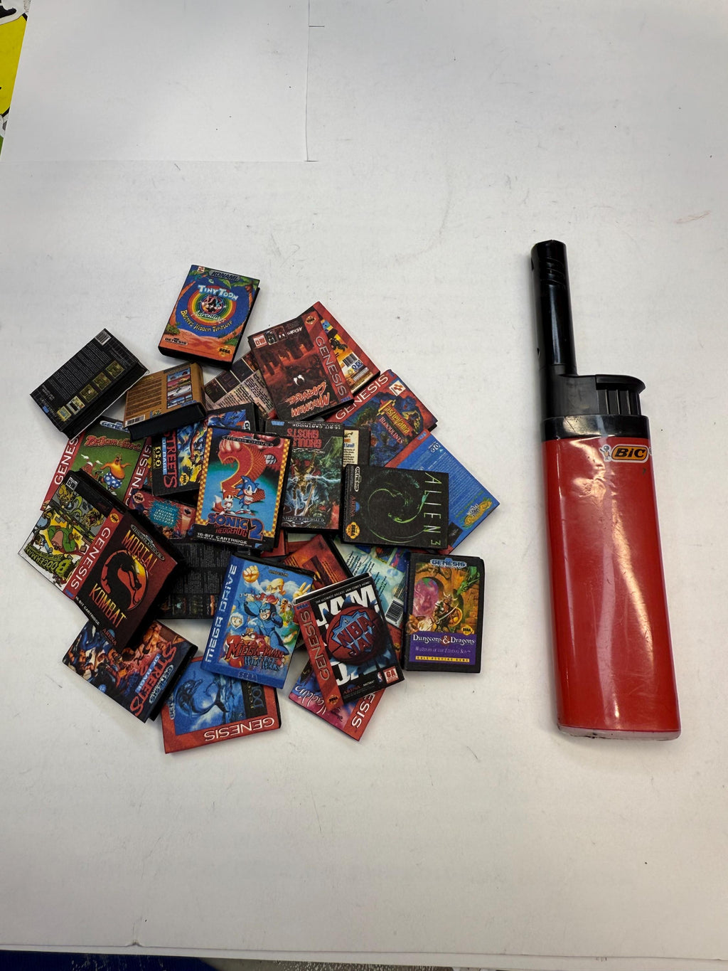 Miniature SEGA Genesis Games