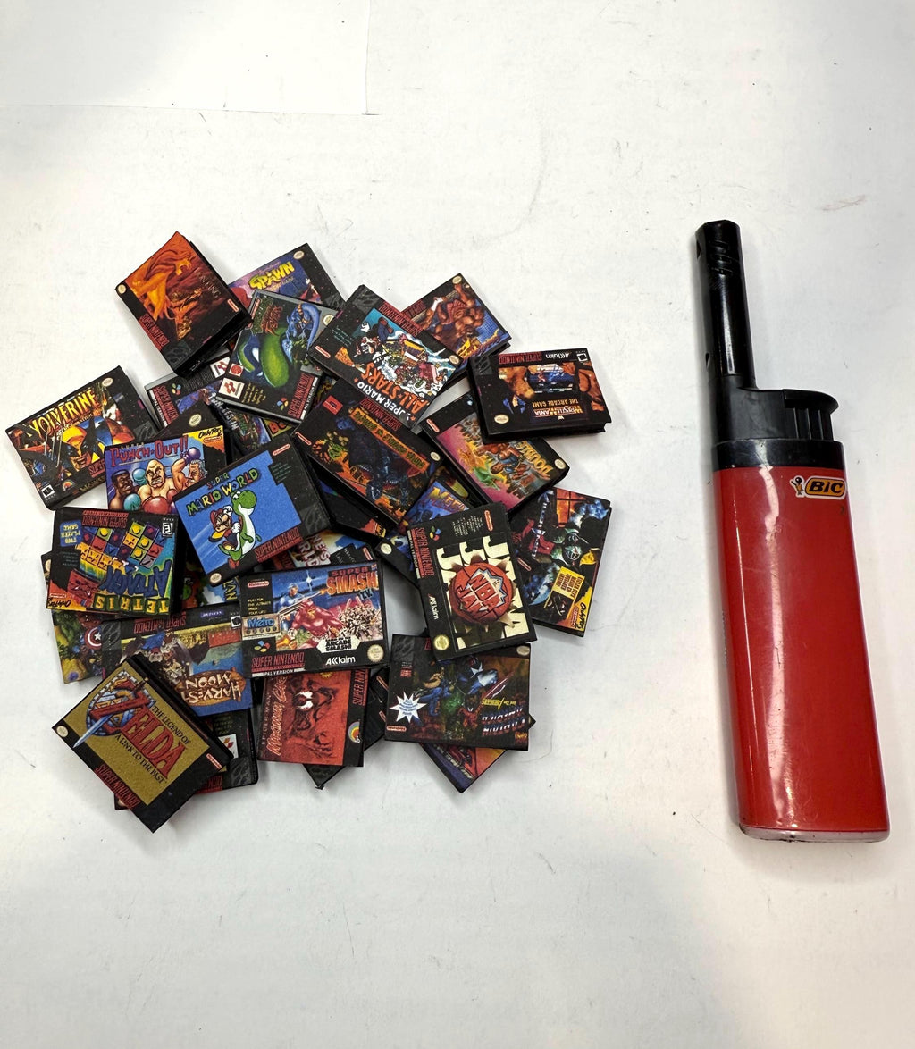 Miniature Super Nintendo Games