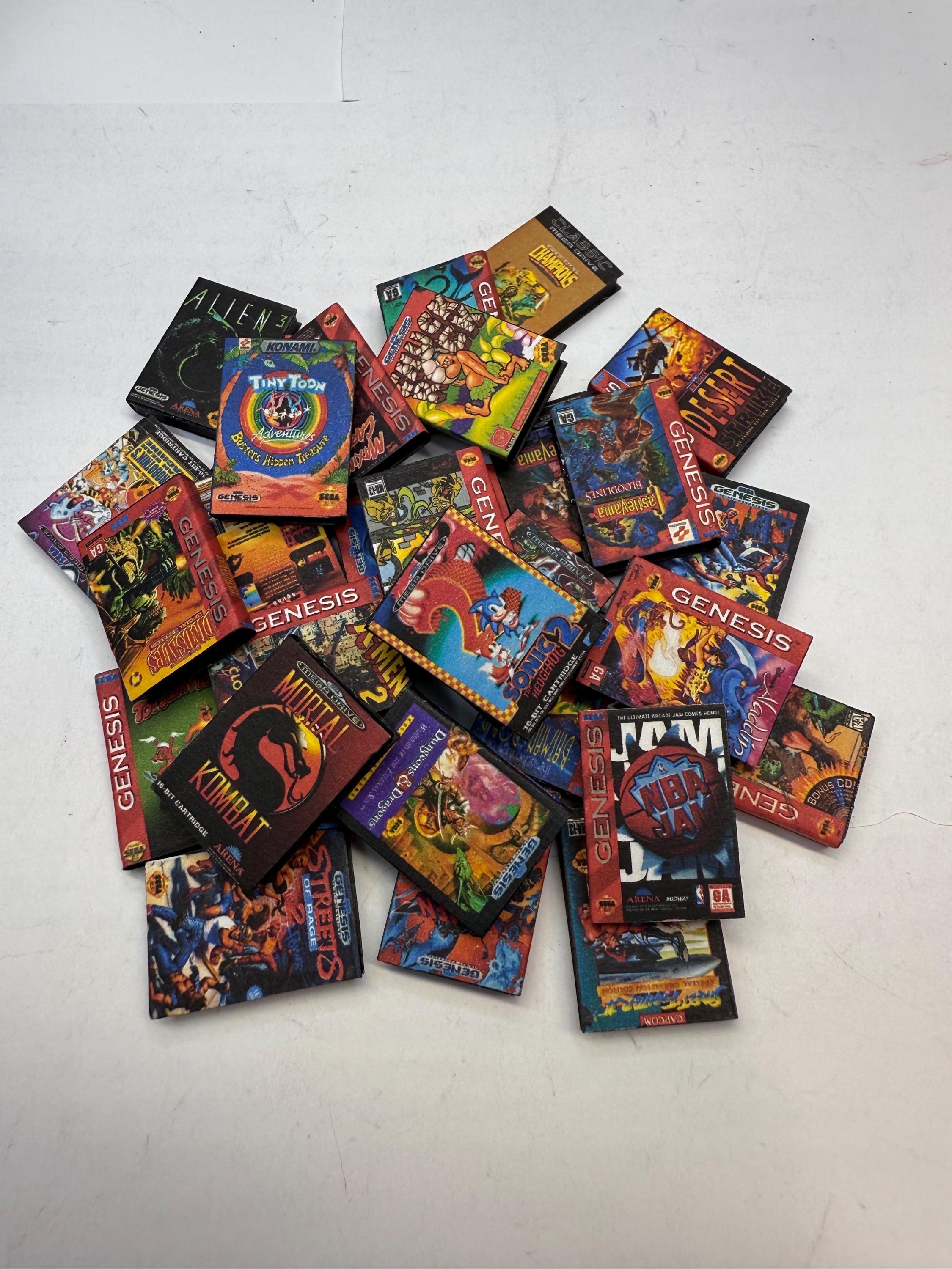 Miniature SEGA Genesis Games