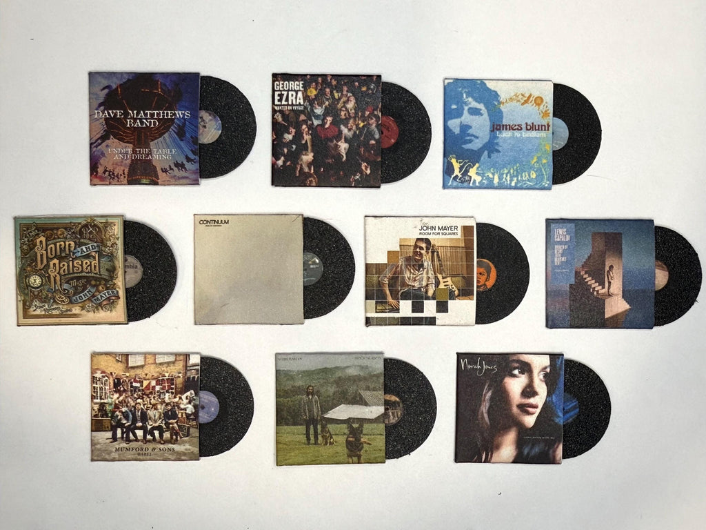 1:12 Miniature Pop Rock Vinyls