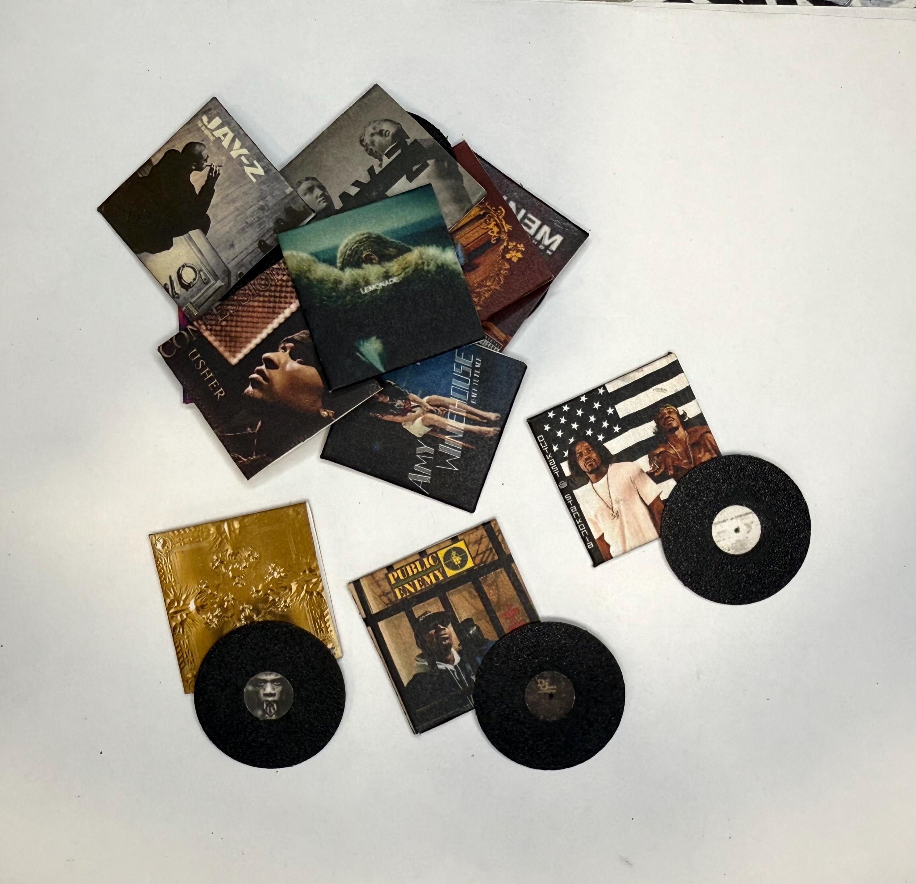1:12 Miniature Hip-Hop and R&B Vinyls
