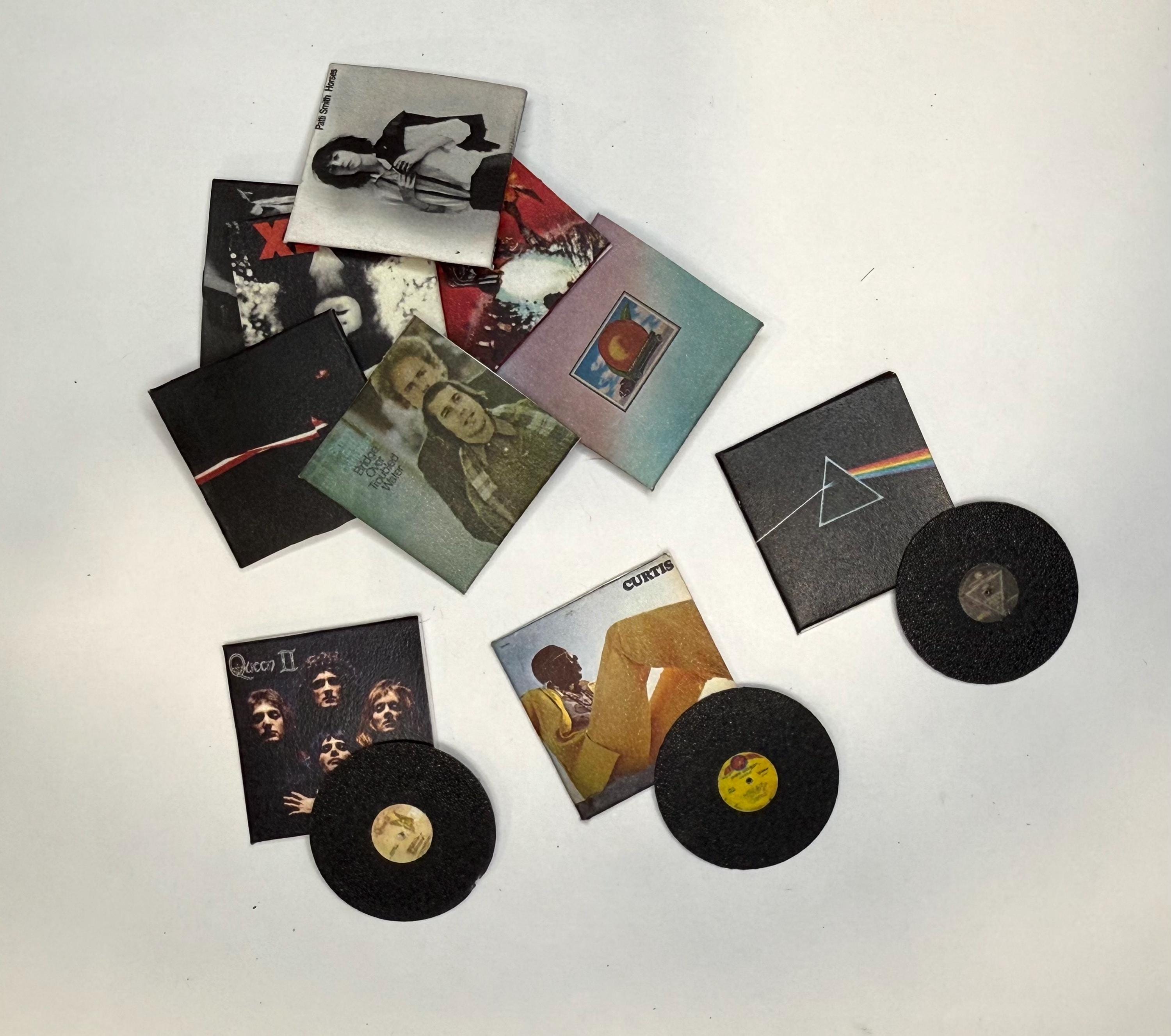 1:12 Miniature 70's Classic Rock Vinyls