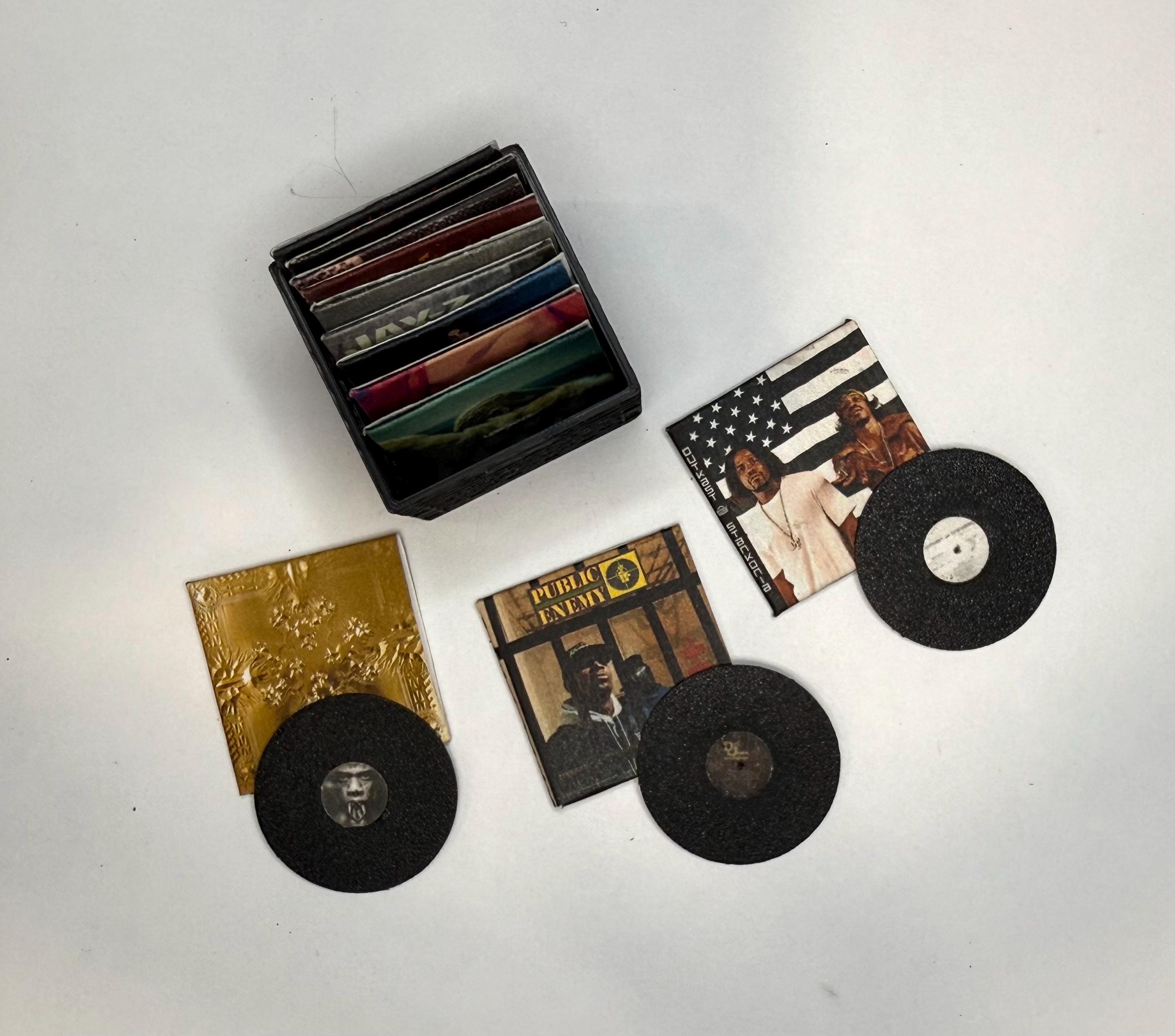 1:12 Miniature Hip-Hop and R&B Vinyls