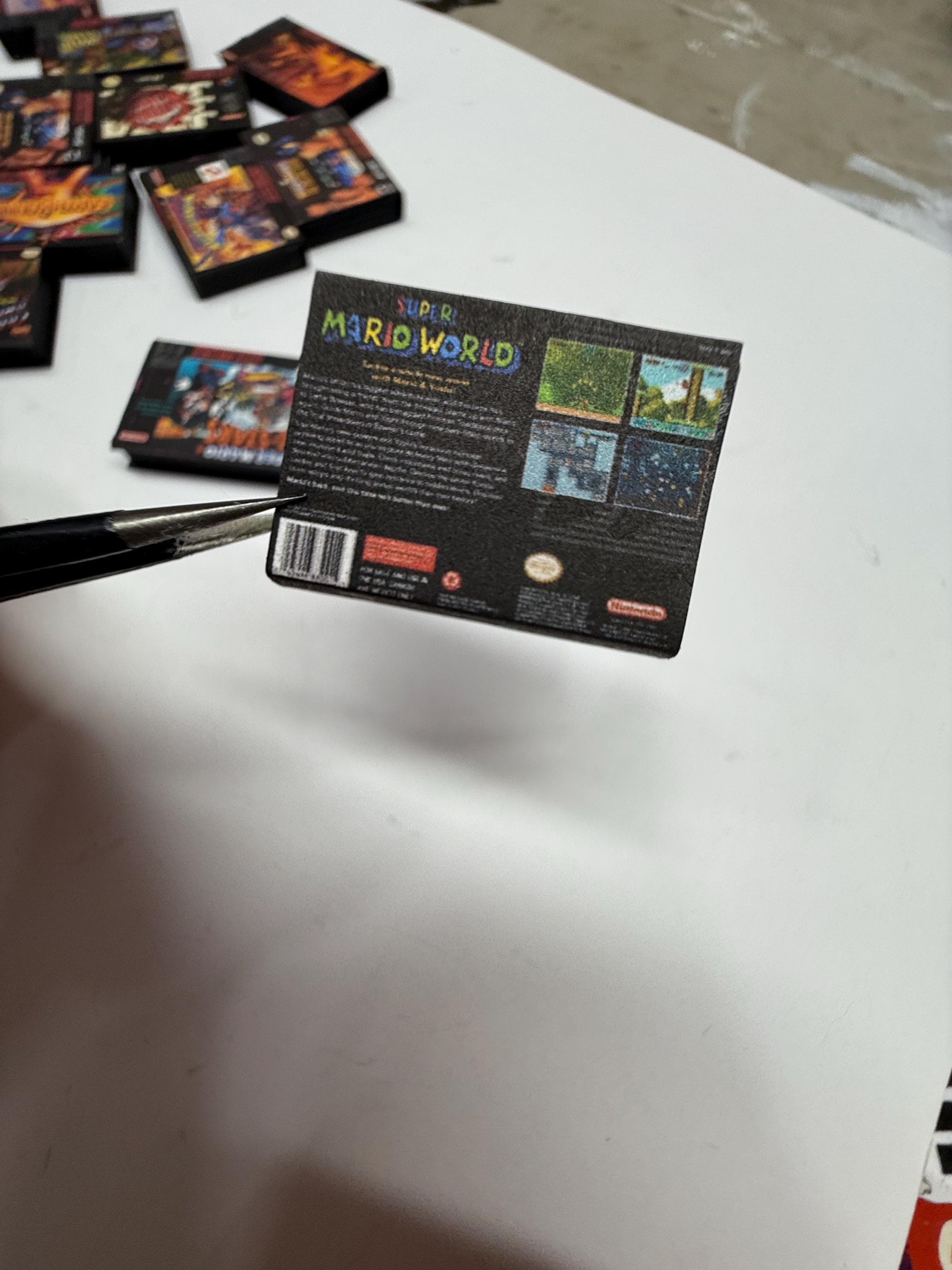 Miniature Super Nintendo Games