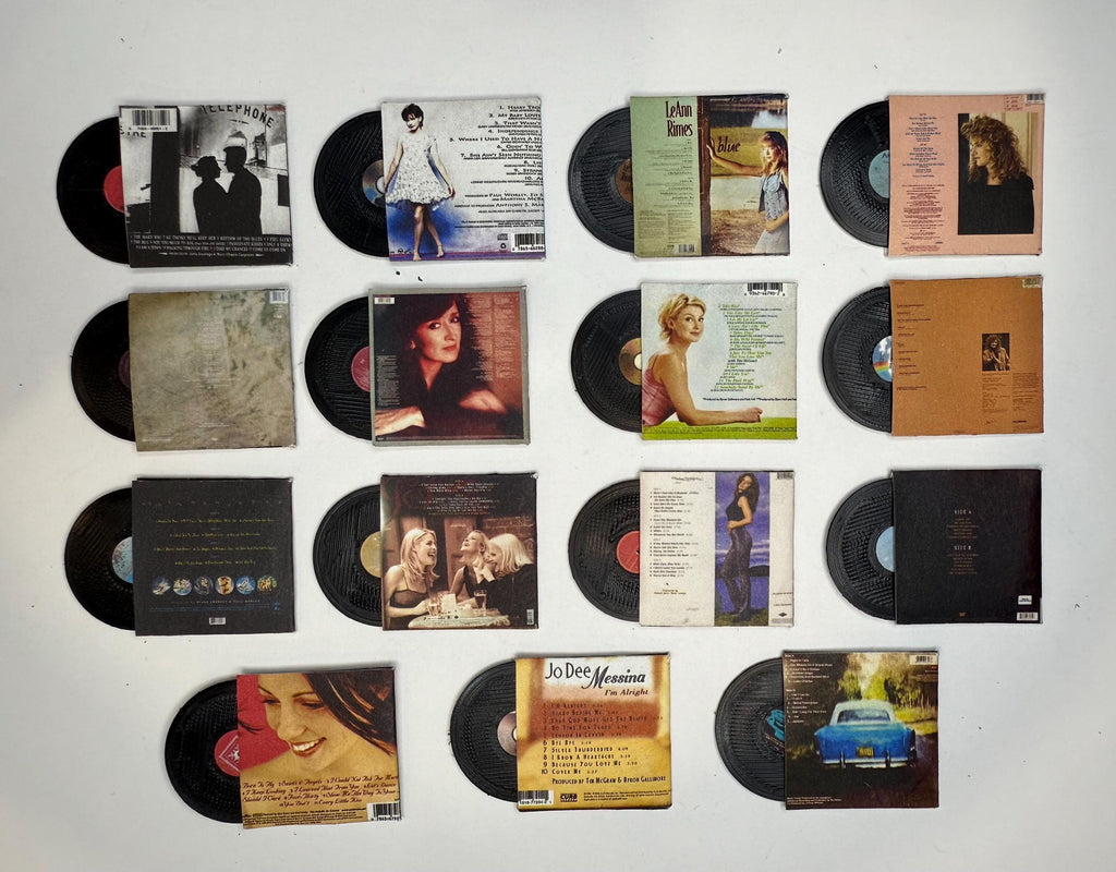 1:12 Miniature Ladies of ’90s Country Vinyls